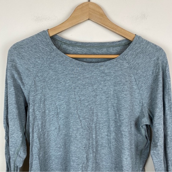 Lululemon Emerald Long Sleeve Heathered Medium Grey - Picture 3 of 8
